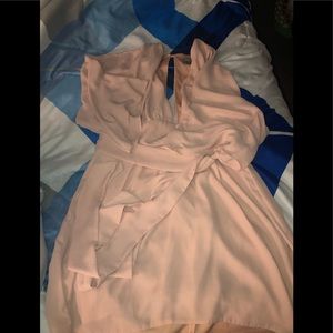 Light peach short dress